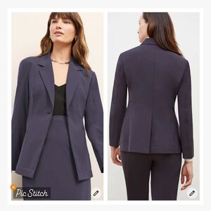 M.M.Lafleur Moreland 1.0 Jacket Origami Suiting Cool Charcoal